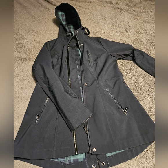 Dark Navy Rain Jacket - Picture 3 of 8